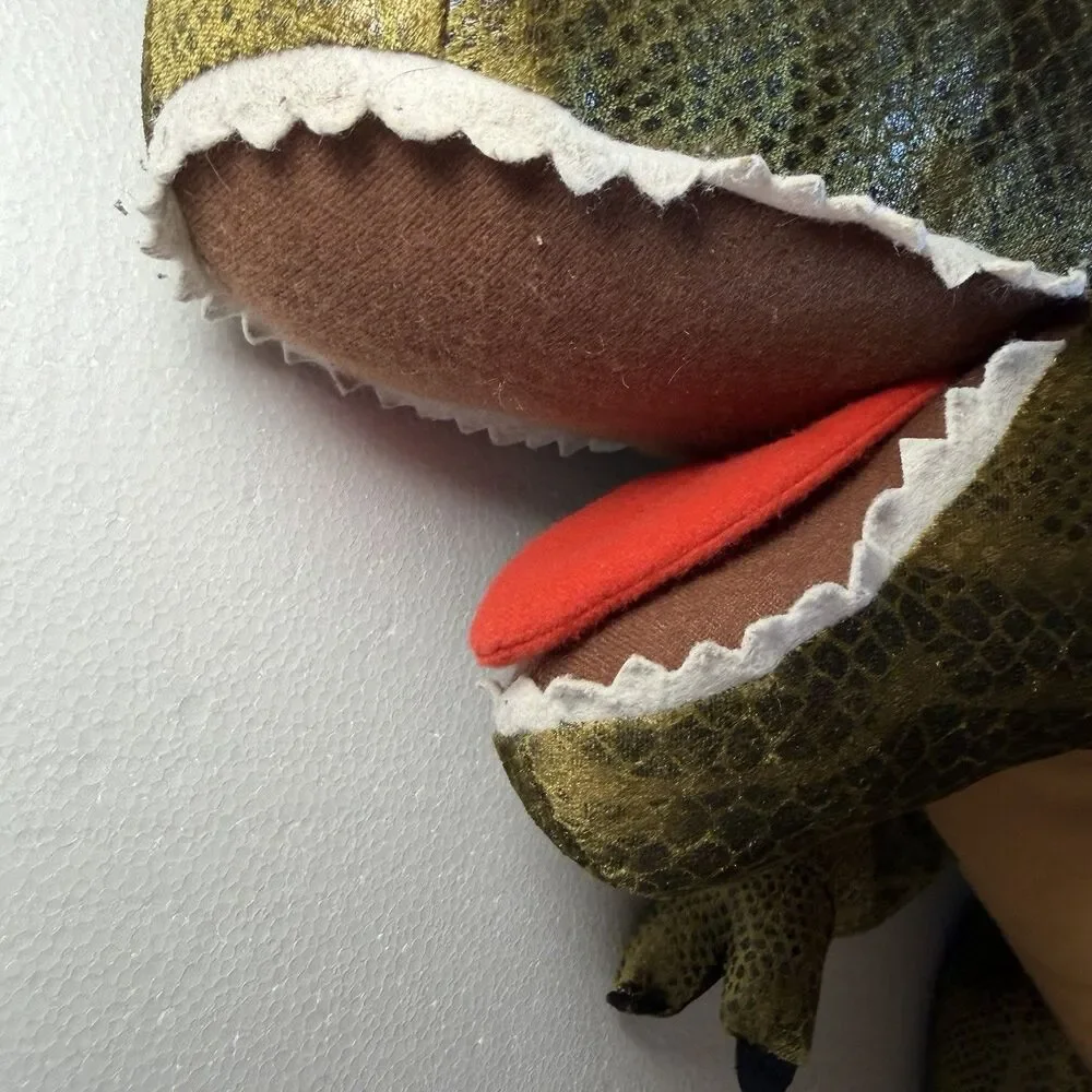 Rare Jurassic Park T-Rex Electronic Plush Universal Studios Roars Lights Works